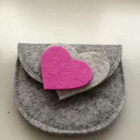 قلب ولنتاین نمدی