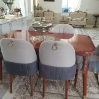 مبل نهارخوری۶نفره صحنه|میز و صندلی غذاخوری|صحنه, |دیوار