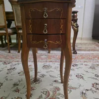 میز تلفن معرق چوبی