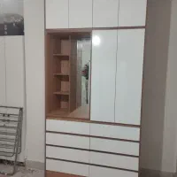 ساخت و اجرای کابینت کمد دیواری دراور همراه با نصب