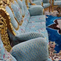 مبل سلطنتی 9نفره معاوضه بافرش هم دارم|مبلمان خانگی و میز عسلی|جوانرود, |دیوار