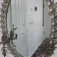 آینه شمعدان تمام برنز سنگین وزن|آینه|تبریز, |دیوار