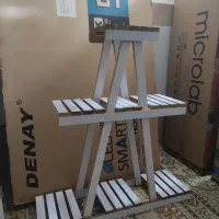 فروش استند چوبی مخصوص نگه داری گلدان|صنایع دستی و سایر لوازم تزئینی|خرمدره, |دیوار