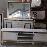 ست آینه کنسول و میز تی وی آینه ای|بوفه، ویترین، کنسول|پردیس, فاز ۴|دیوار