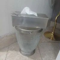 جا دستمالی و سطل