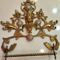 جا حوله ای قدیمی  برنجی اصل سنگین مناسب جهیزیه|صنایع دستی و سایر لوازم تزئینی|مشهد, نوید|دیوار