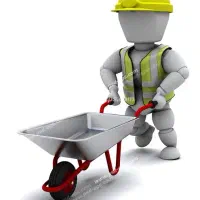 کارگر ساختمانی وارد به کار