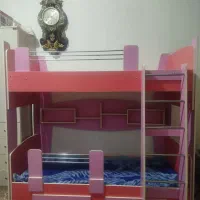 تختخواب دو طبقه چوبی