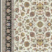 فرش ماشینی 12متری کرم 700 شانه دیبا