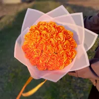 گل روبانی/گل جاودان/دسته گل|گل مصنوعی|فومن, |دیوار