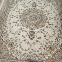 فرش ماشینی دو تخته.جفت 12 متری نخی