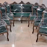 مبل فندقی 9نفره مبلمان سلطنتی پارچه درباری جهیزیه