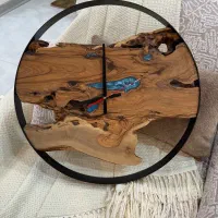 ساعت چوبی ساعت رستیک ساعت رزینی