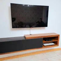 میز تلویزیون دیواری مدل الفا،شلف وباکس پایه دیواری|میز تلویزیون|رشت, شالکو|دیوار