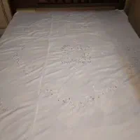 روتختی سه تیکه پرده ریشه های طلایی روفرشی کشدار