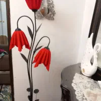 آباژور ایستاده کنار سالنی