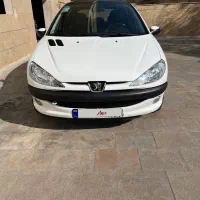 206 سفید تیپ 3 سقف پانورانا بدون خط و خش در حد