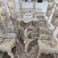 میز ناهار خوری تمام چوب در حد