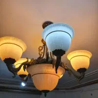 لوستر پنج شاخه زیبا