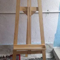 سه پایه ی نقاشی بهمراه بوم نقاشی کاملا نو