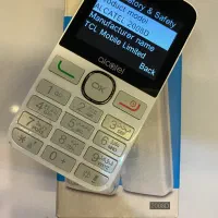 گوشی دکمه ای برند آلکاتل در حد نو سالم