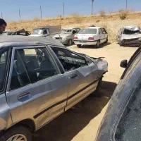 خودرو سوخته دوتیکه اسقاط