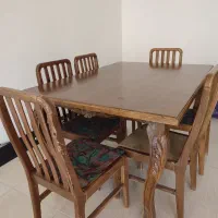 میز ناهار خوری چوب گردو