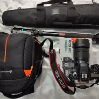 دوربین کانن 80d با لنز 18-135 همراه پایه|دوربین عکاسی و فیلم‌برداری|بوکان, |دیوار