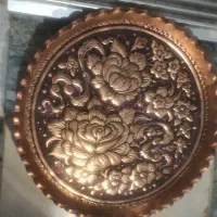 دو عدد سینی قلم زنی قدیمی