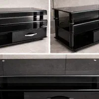 میز تلویزیون شیشه ای درجه یک