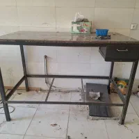 میز فلزی دوطبقه (میزکار)