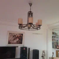 لوستر پنج عدد|لوستر و چراغ آویز|هادی شهر, |دیوار