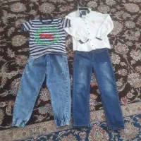 لباس پسرانه از ۸ سال تا ۱۲ سال تمیز ودرحد