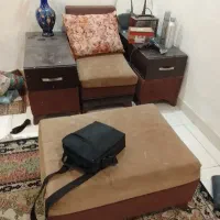 یدونه مبل تک ۲ تا میز کشویی