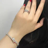 انواع ست دستبند و انگشتر نقره اختصاصی روز دختر|بدلیجات|تبریز, |دیوار