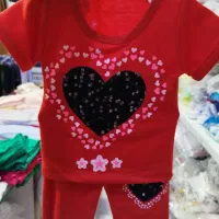 ست تیشرت‌ شلوار نوزادی طرح‌دار فقط 98 تومان|کفش و لباس بچه|مریوان, |دیوار