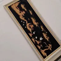 تابلو هنر دست  نقاشی با چوب