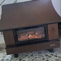 بخاری طرح شومینه در حد نوو|بخاری، هیتر، شومینه|لنگرود, |دیوار