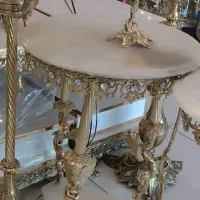 لوستر آینه شمعدان کالای برنز