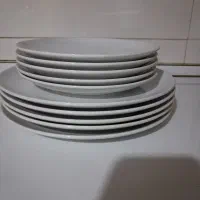 بشقاب سفید ساده|ظروف سرو و پذیرایی|آبادان, |دیوار