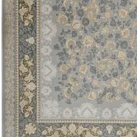 یک جفت فرش نه متری ترمه سیلور عظیمیان کاشان