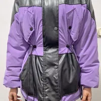 کاپشن زنانه + کلاه خلبانی چرم