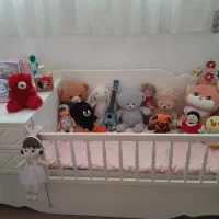 تخت کودک دست ساز بادوام|تخت و سرویس خواب|خوی, |دیوار