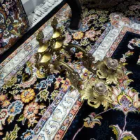 دیوار کوب لوستر برنزی برقی