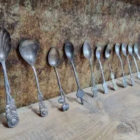 قاشق های انتیک و مخصوص کلکسیون|کلکسیون اشیاء عتیقه|آبادان, |دیوار
