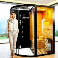 سونا خشک و بخار خاص‌پسندهای اصفهان جکوزی کابین دوش