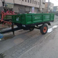تریلی دوچرخ تراکتور جک دار سفارشی