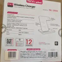 شارژر بی سیم ۳ در ۱ تسکو|لوازم جانبی موبایل و تبلت|تهران, مهران (سیدخندان)|دیوار