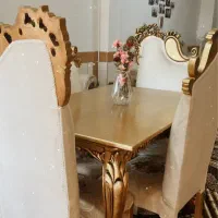 میز نهار خوری چوبی ۴نفره|میز و صندلی غذاخوری|شهرکرد, |دیوار