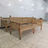 رنگ کاری چوب و مصنوعات چوبی|مبلمان خانگی و میز عسلی|کاشان, اراضی فتح المبین (محمدیه)|دیوار